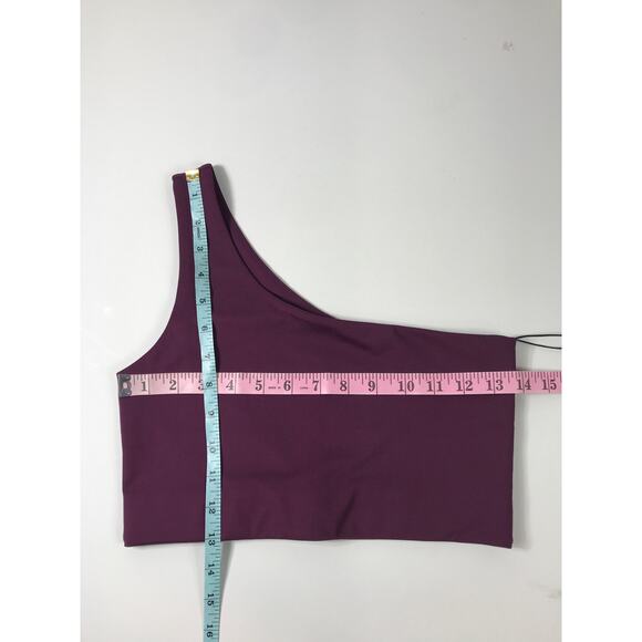 New Girlfriend Collective Women's Bianca Athletic One Shoulder Sports Bra Gym - Picture 9 of 9